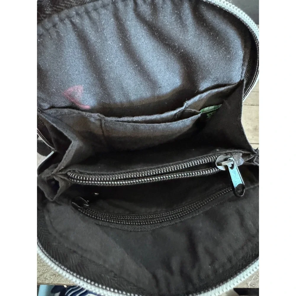 Dime Bags Festy Bound Mini Backpack Blue Hemp Smell Proof‎ Pocket Festival Bag